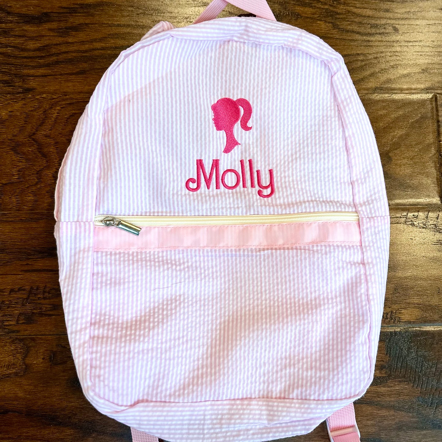 Barbie Seersucker Backpack